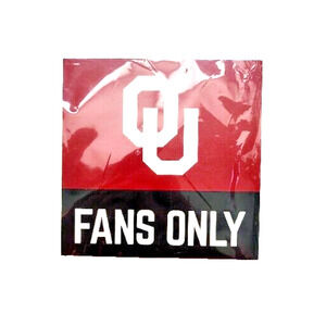OU Oklahoma Sooners Fans Only Block